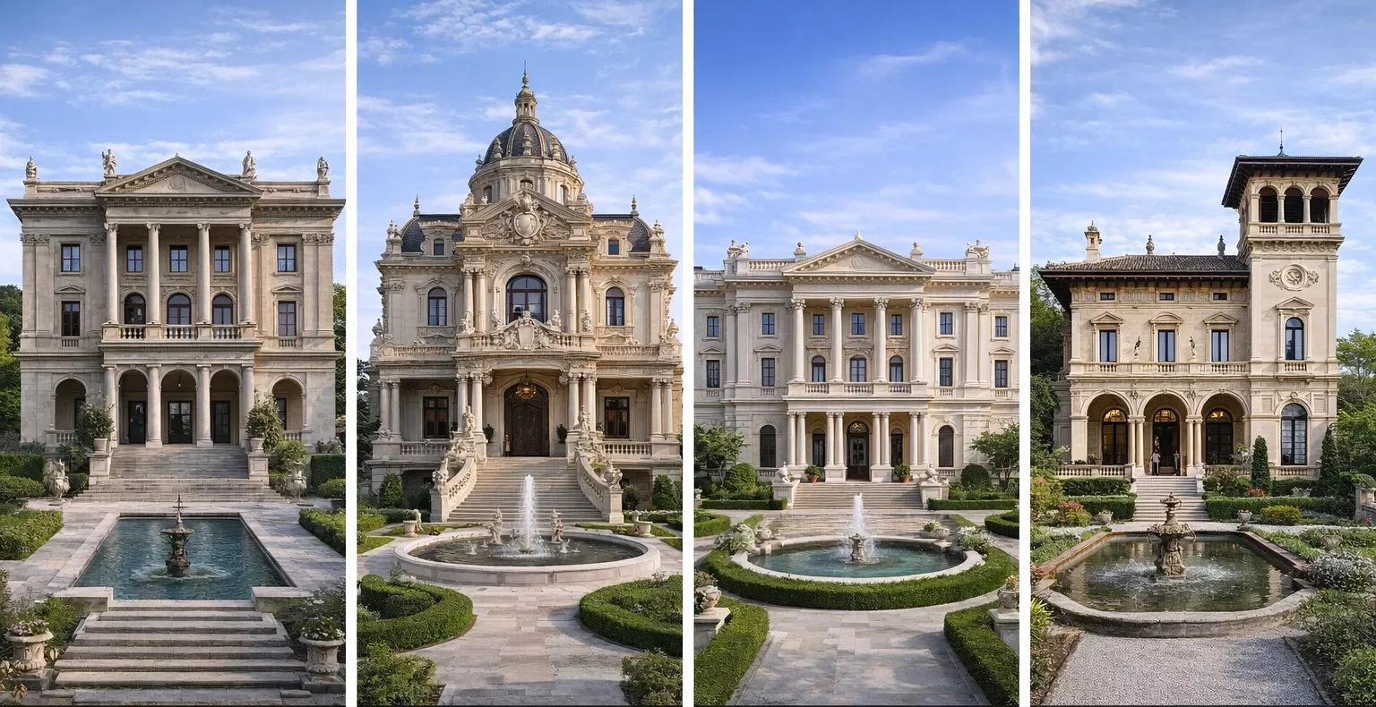 Chi phí biệt thự kiểu Italy phụ thuộc phong cách kiến trúc ra sao 1