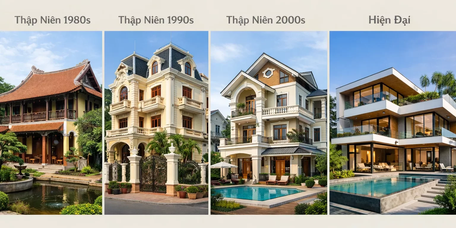 Vì sao xu hướng thiết kế biệt thự liên tục thay đổi 1