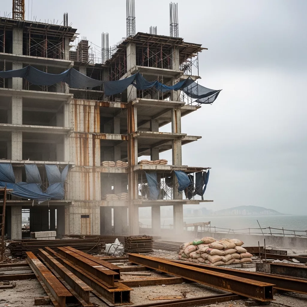 Ảnh hưởng của gió bão và độ ẩm cao đến kết cấu 1