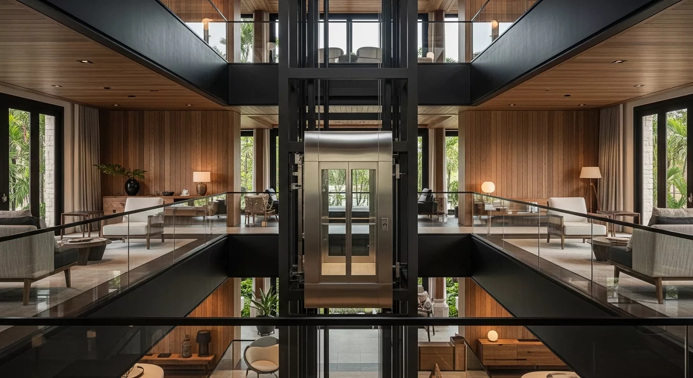 Khi nào biệt thự năm tầng cần lắp thang máy? 1