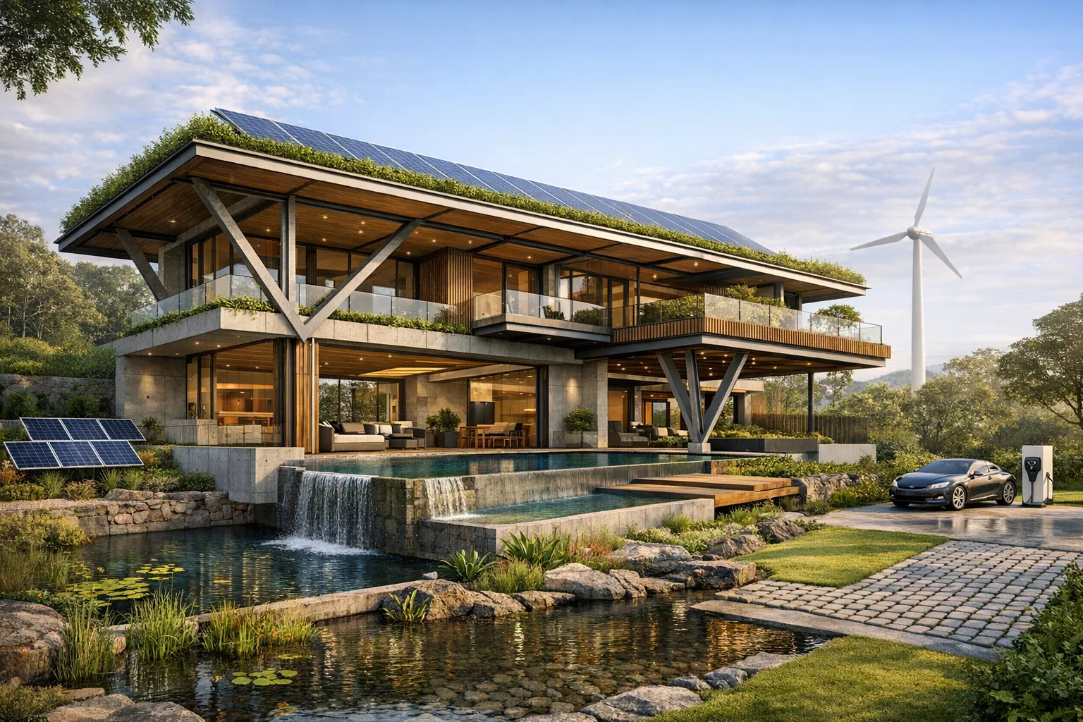 Thiết kế biệt thự cao cấp ảnh hưởng đến tuổi thọ công trình 1