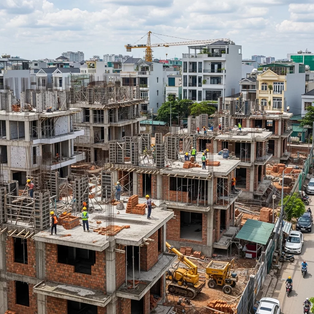 Kiểm soát chất lượng đồng đều giữa các căn biệt thự 1