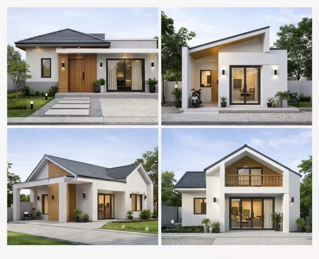 Những mẫu nhà 1 tầng đẹp đơn giản dễ thi công hiện nay 1 Những mẫu nhà 1 tầng đẹp đơn giản dễ thi công hiện nay 1