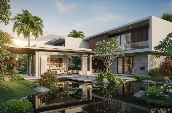 Những mẫu biệt thự nhà vườn đẹp xu hướng 2025 Những mẫu biệt thự nhà vườn đẹp xu hướng 2025