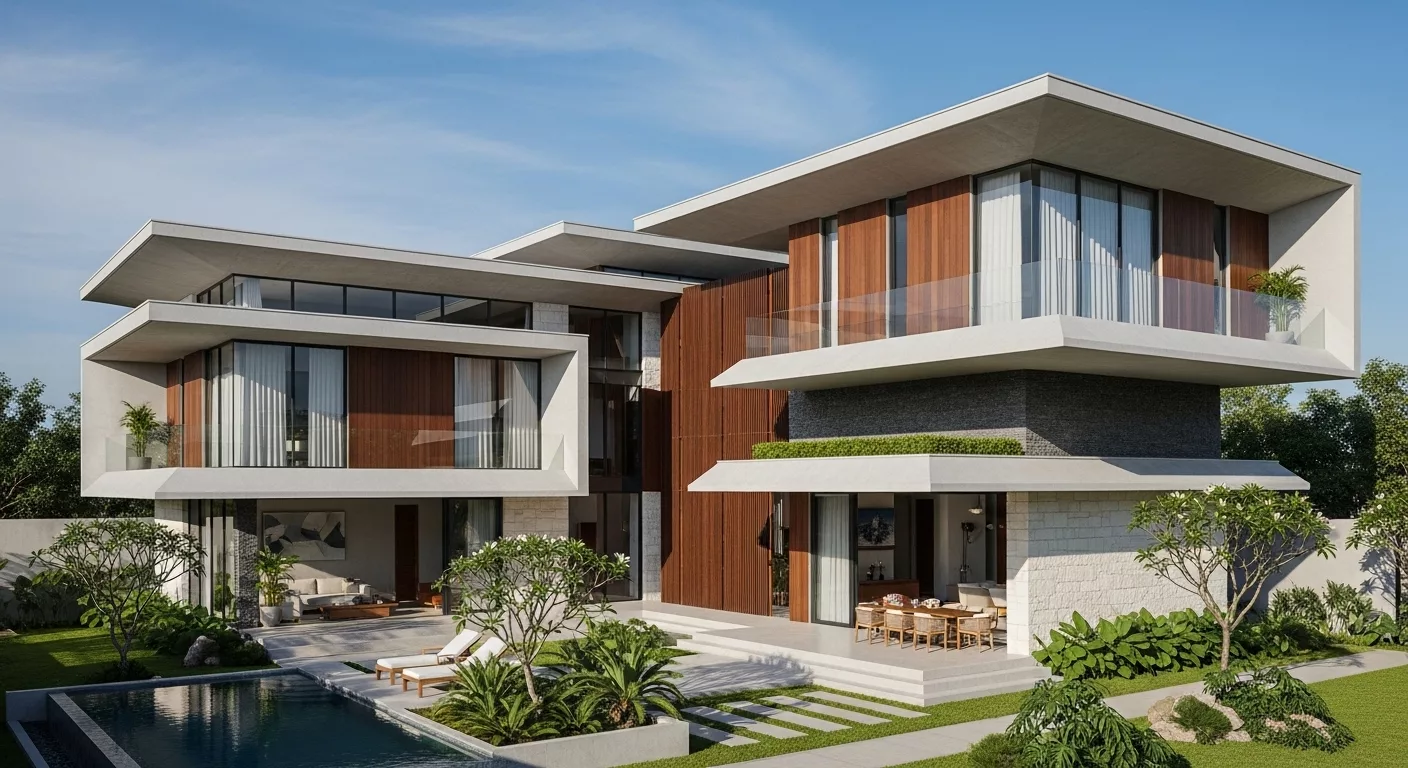 Nhà biệt thự 2 tầng phong cách hiện đại là gì? 1 Nhà biệt thự 2 tầng phong cách hiện đại là gì? 1