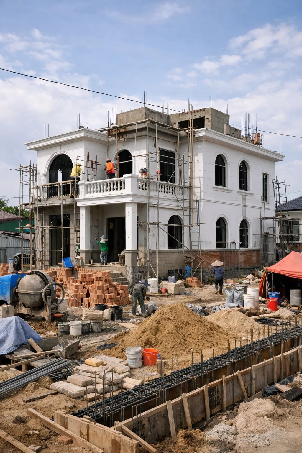 Dự toán chi phí và quy trình thiết kế thi công tại Hà Nội 1