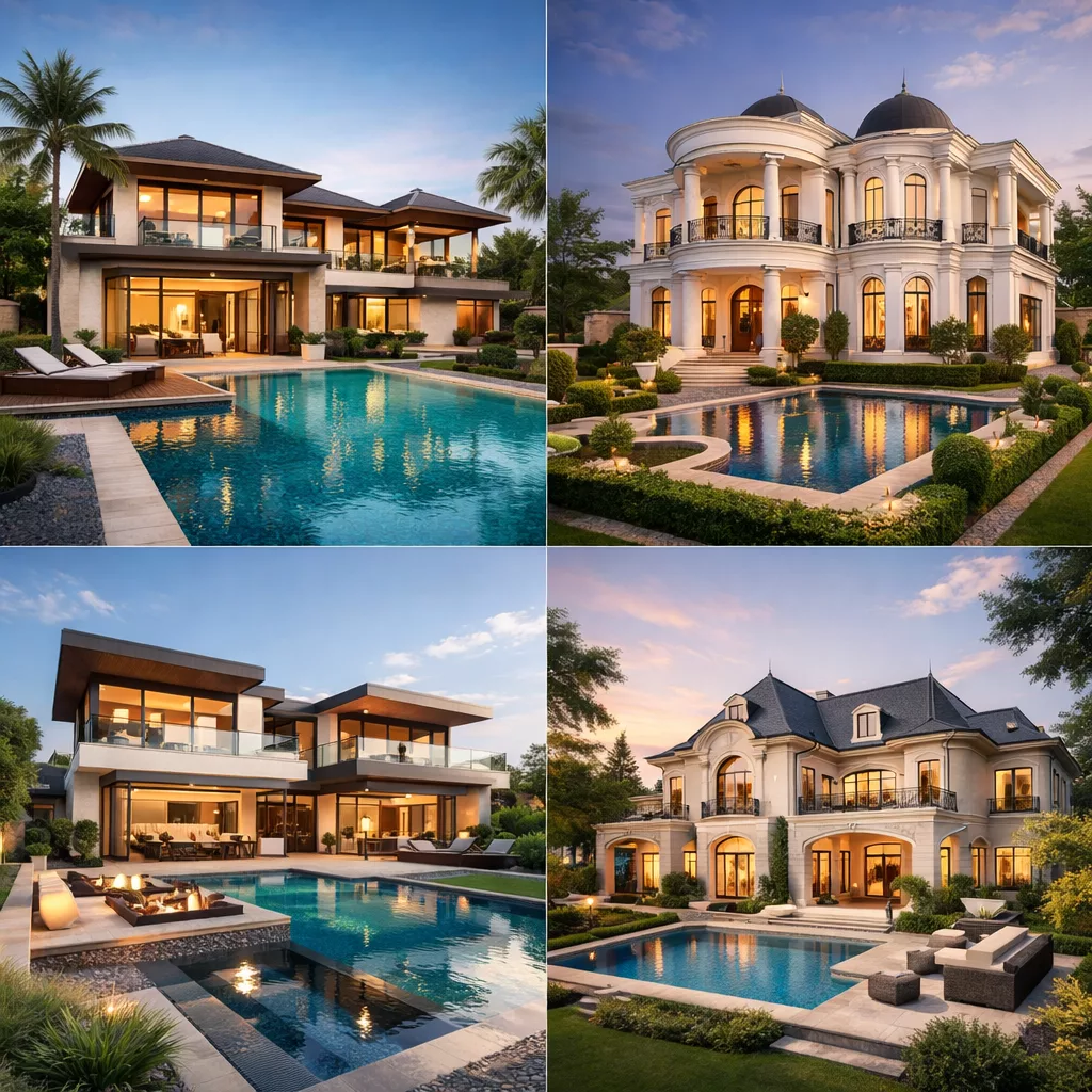 Hình ảnh biệt thự đẹp phản ánh thẩm mỹ kiến trúc như thế nào 1