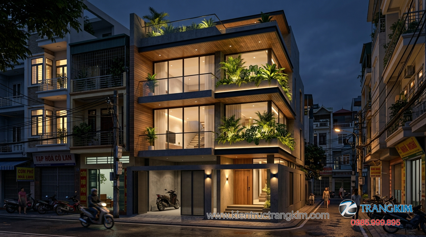 Lợi ích khi làm việc với đơn vị thiết kế kiến trúc chuyên nghiệp 1 Ảnh minh hoạ Mẫu nhà 7x14m phong cách hiện đại