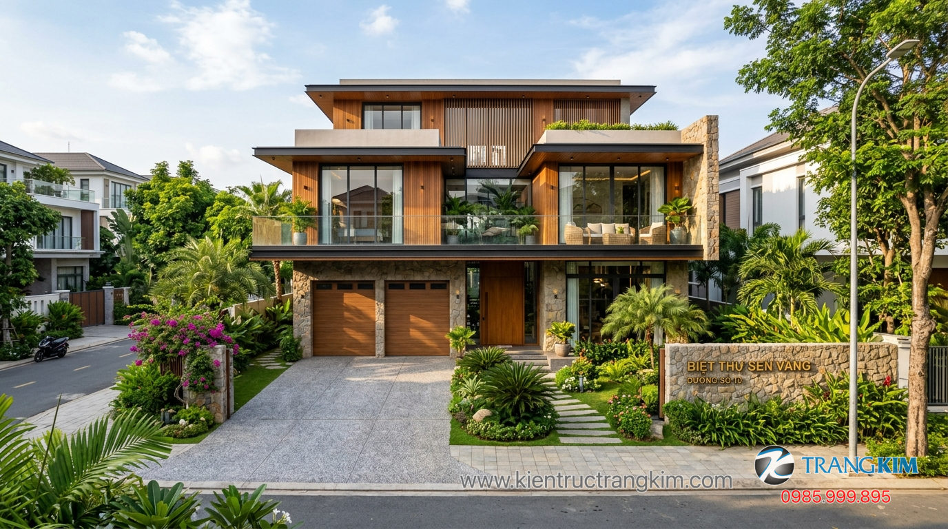 Vì sao biệt thự 2 tầng được nhiều gia đình lựa chọn 1