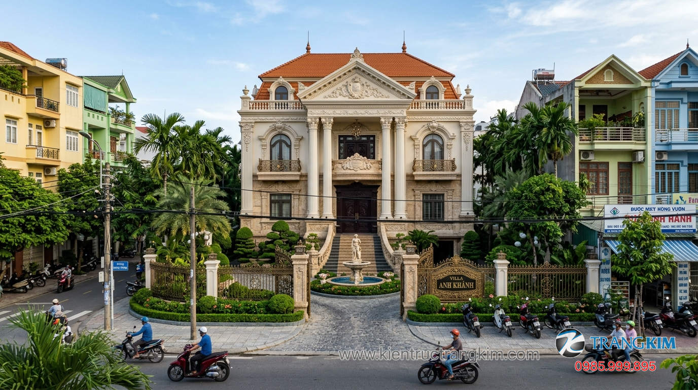 Biệt thự tân cổ điển kiểu châu Âu 1