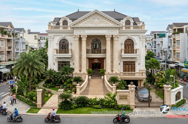 Các mẫu biệt thự tân cổ điển đẹp đẳng cấp sang trọng