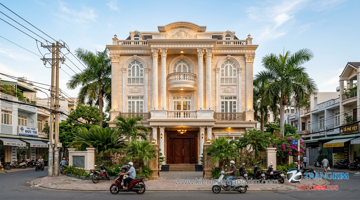 Vì sao biệt thự tân cổ điển được nhiều gia đình lựa chọn 1