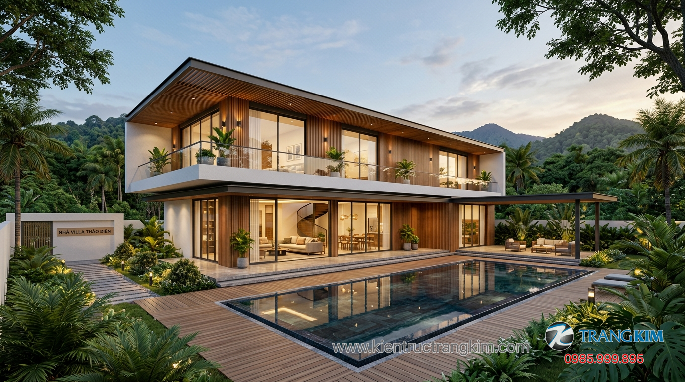 Ảnh minh hoạ: Biệt thự vườn 2 tầng hiện đại không gian mở