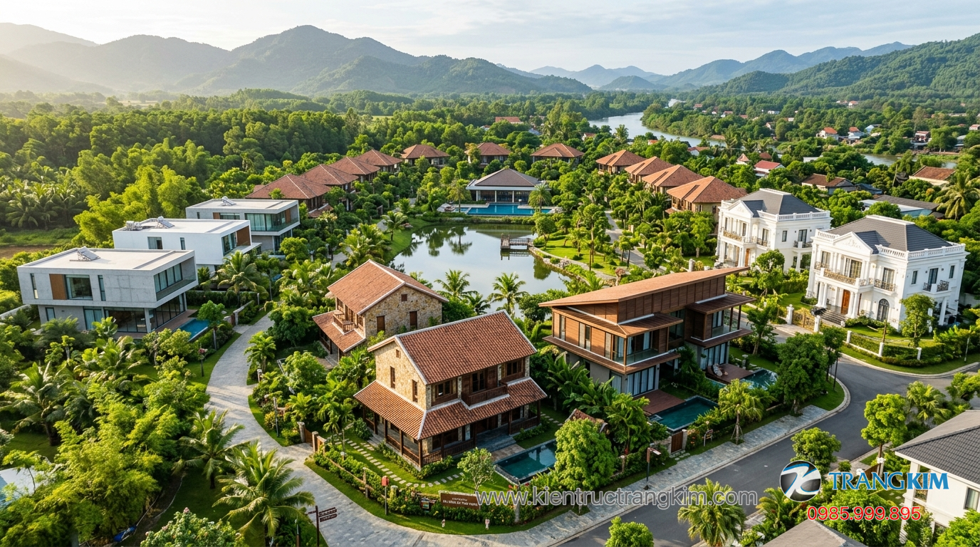 Ảnh minh hoạ: Các mẫu biệt thự vườn 2 tầng đẹp theo nhiều phong cách khác nhau