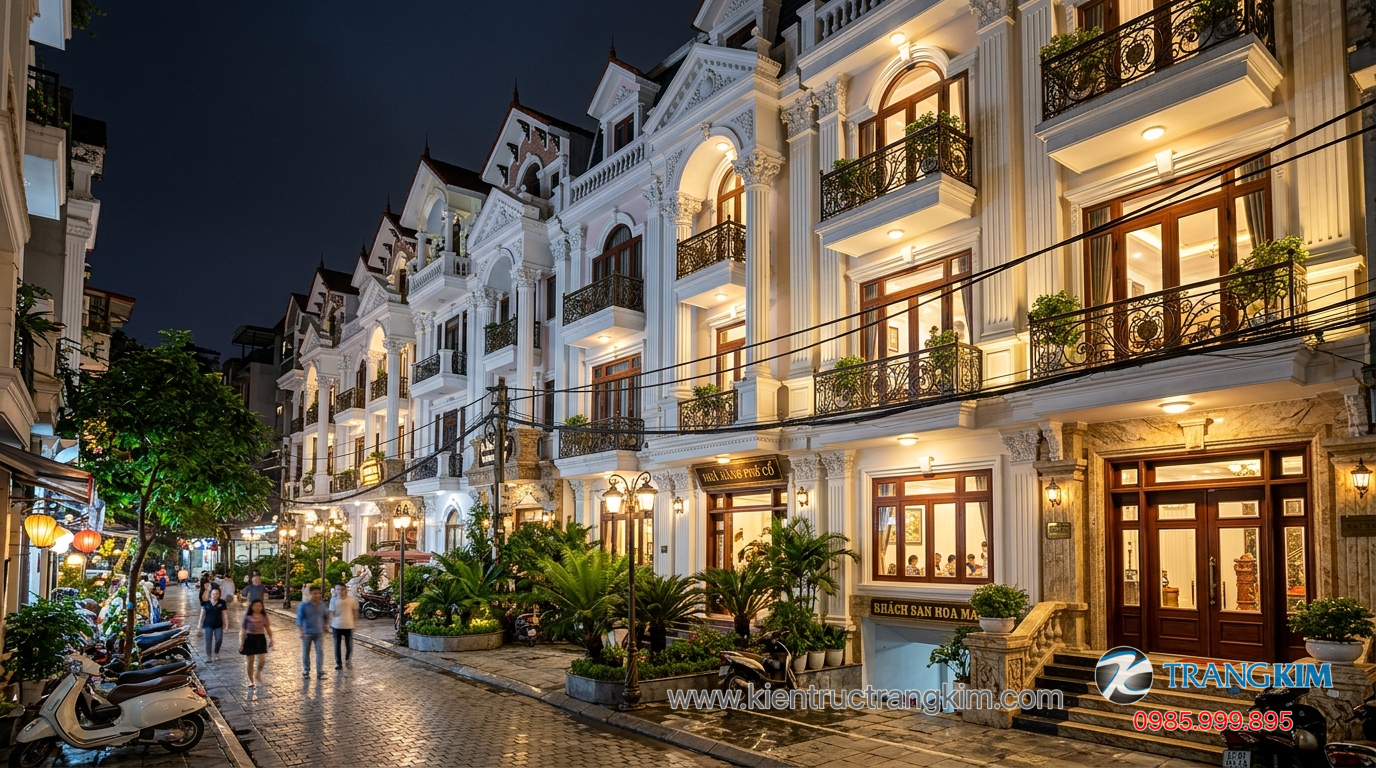 Thiết kế nhà ống kết hợp sân vườn 1 Ảnh minh hoạ: các mẫu nhà ống tân cổ điển đẹp