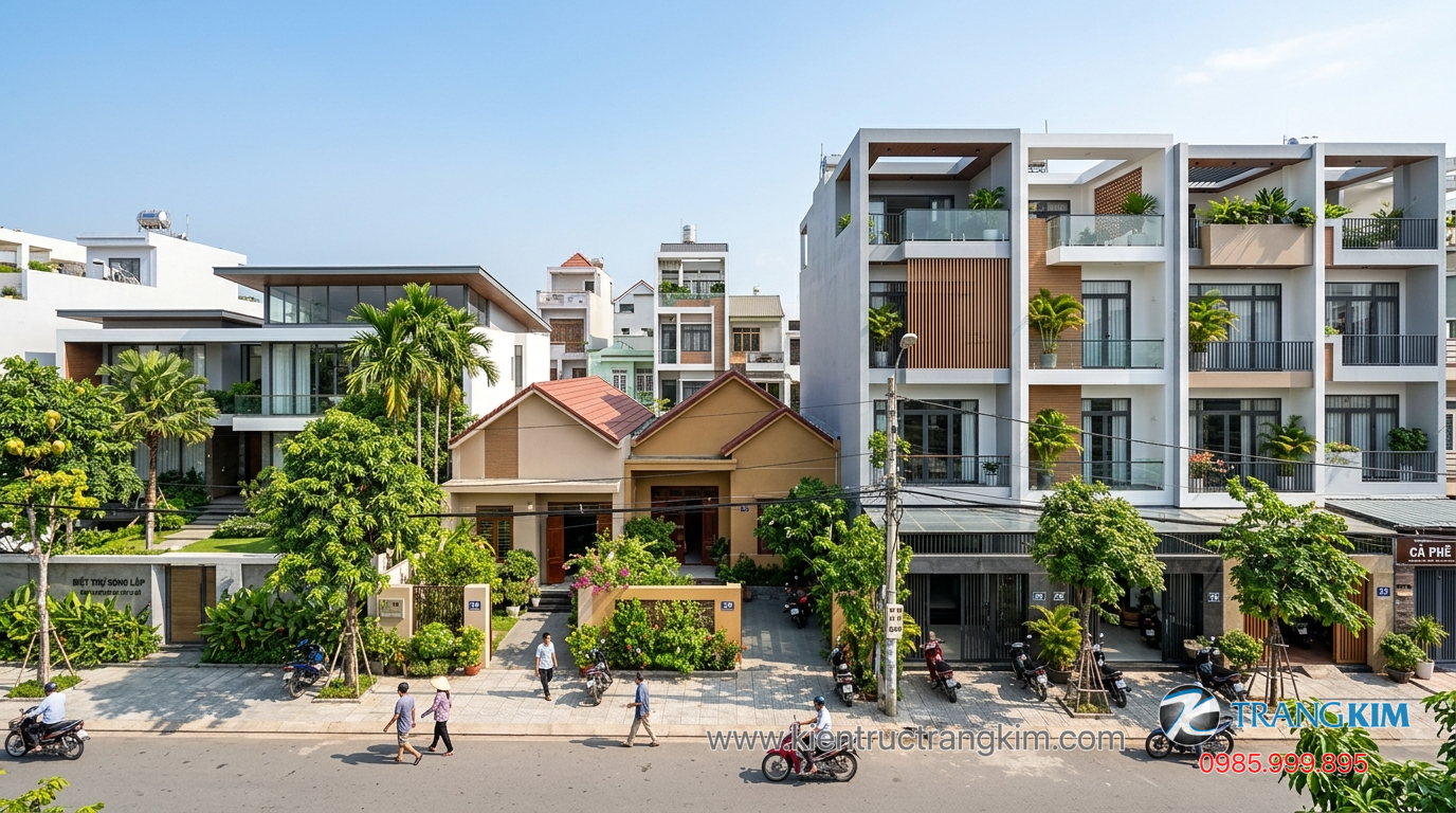 Các mẫu biệt thự đẹp phổ biến trong khu dân cư mới 1 Ảnh minh hoạ: Các mẫu nhà phố, nhà cấp 4 và biệt thự phổ biến năm 2021