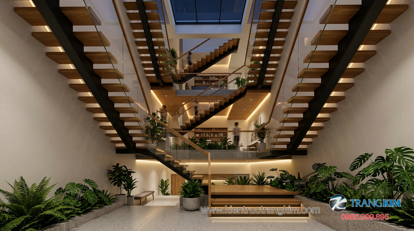 Tăng chiều sâu không gian cho nhà diện tích nhỏ 1