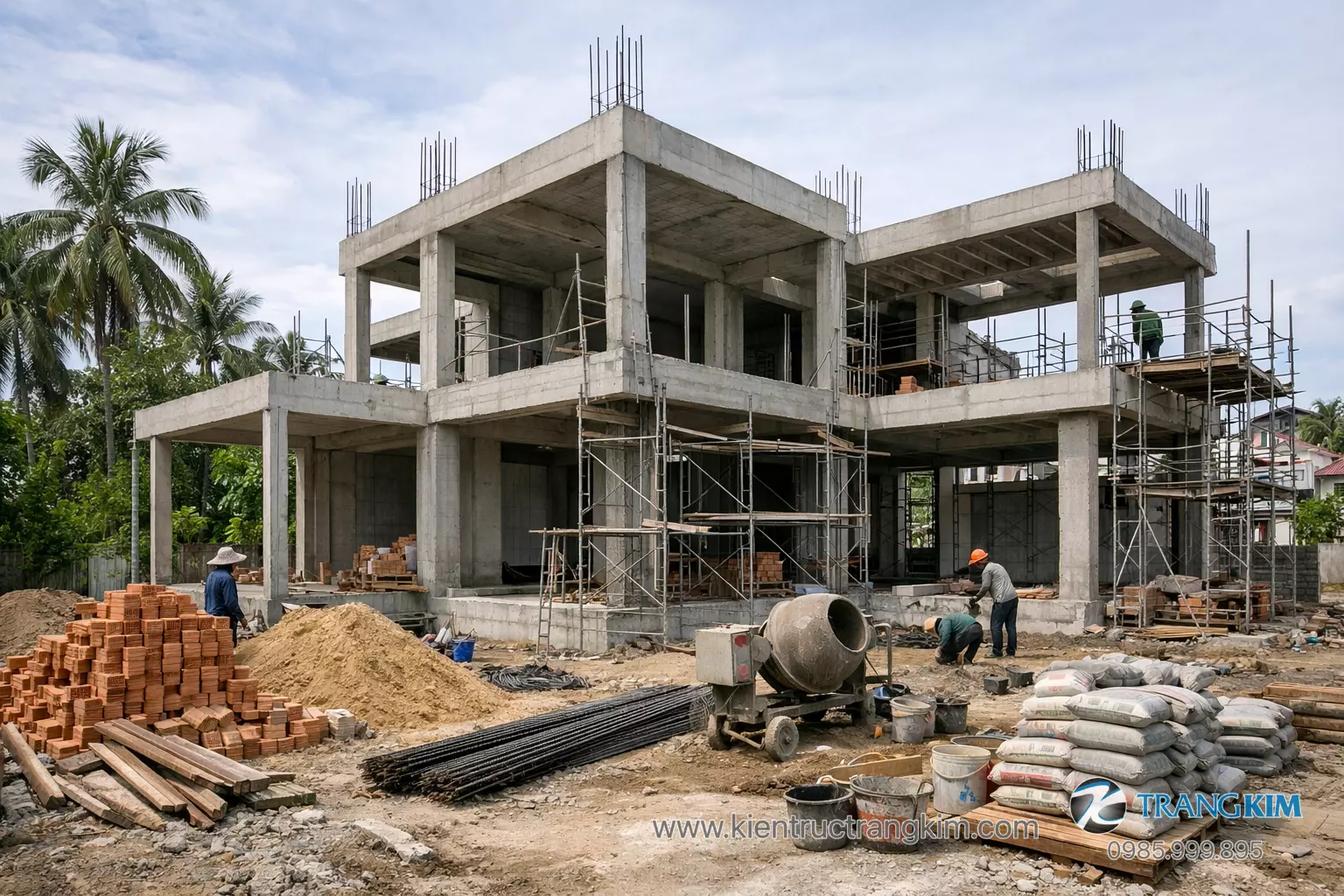 Tỷ trọng chi phí trong tổng ngân sách xây dựng 1