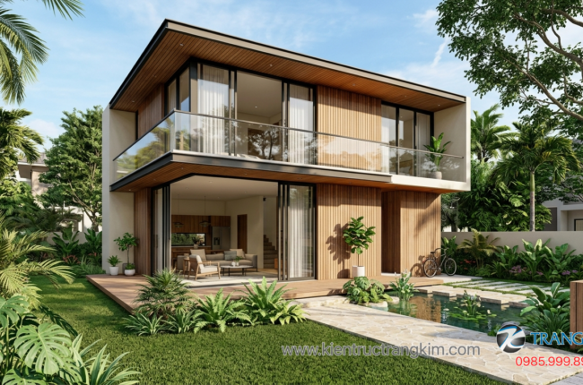 Biệt thự mini nhà vườn đẹp, không gian xanh lý tưởng Biệt thự mini nhà vườn đẹp, không gian xanh lý tưởng