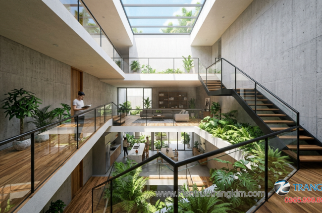 Các mẫu nhà lệch tầng đẹp độc đáo tối ưu không gian sống