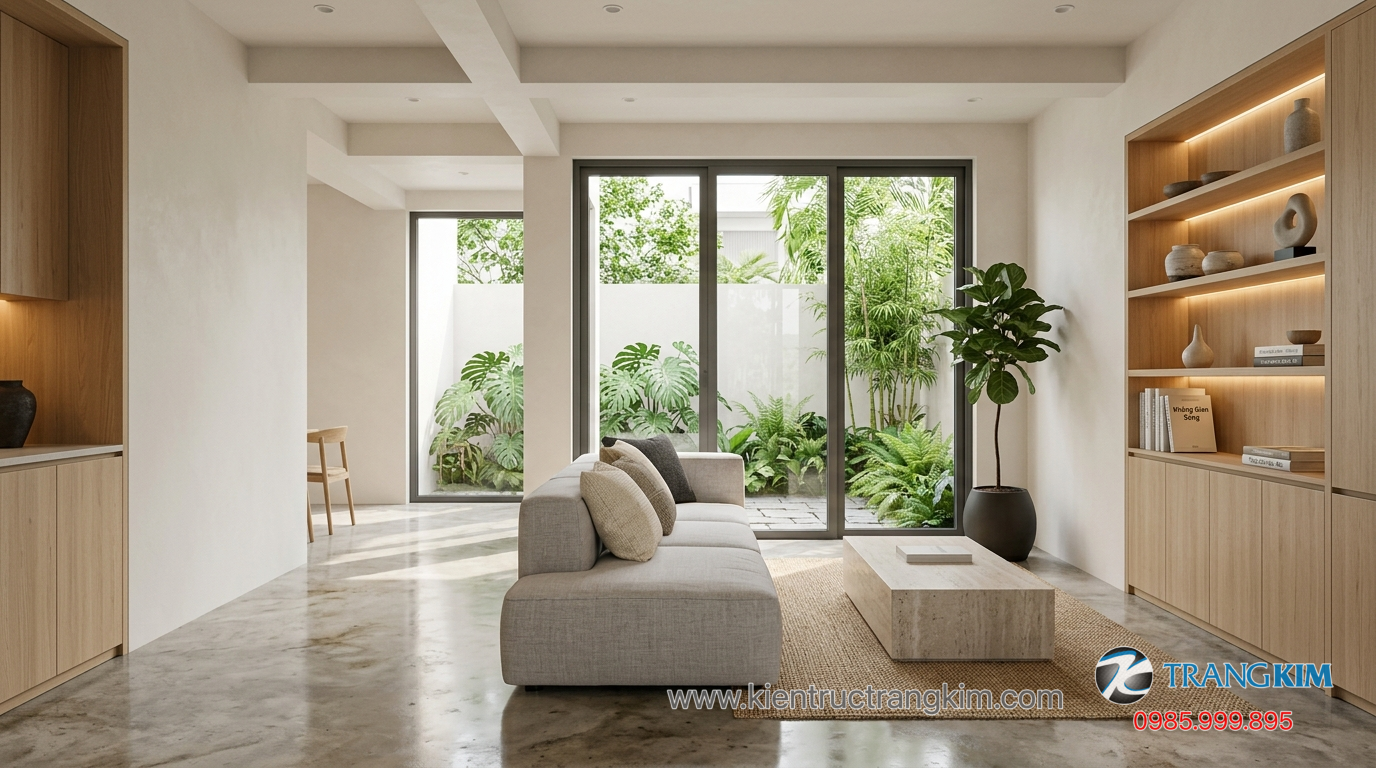 Xu hướng tối giản và tối ưu không gian 1 Ảnh minh hoạ: Không gian nội thất tối giản với phong cách hiện đại