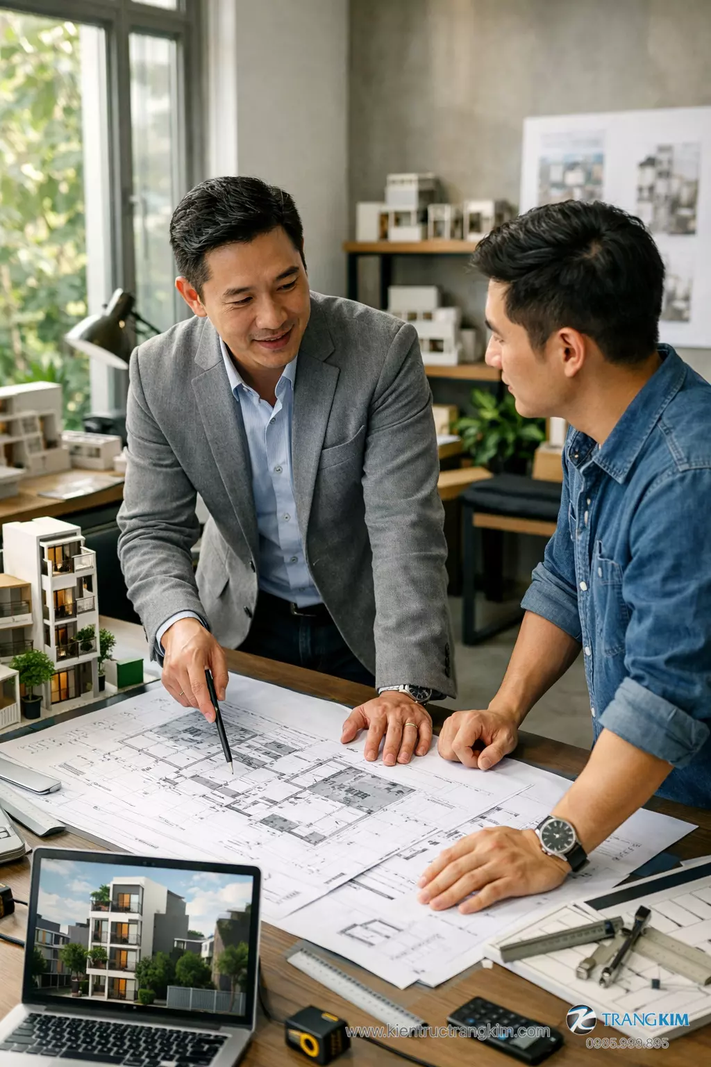 Tối ưu công năng và thẩm mỹ cho ngôi nhàMột trong những lợi ích lớn nhất khi làm việc với đơn vị thiết k� 1