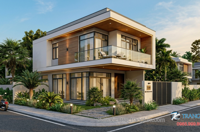 Mẫu Nhà Đẹp 9x12m Thiết Kế Biệt Thự Mini Hiện Đại