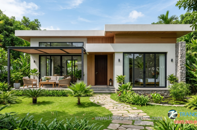 Biệt thự mini trệt – xu hướng nhà ở hiện đại