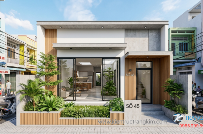 Mẫu Nhà Đẹp 1 Tầng 5x15m Bố Trí Khoa Học Và Tiết Kiệm Chi Phí