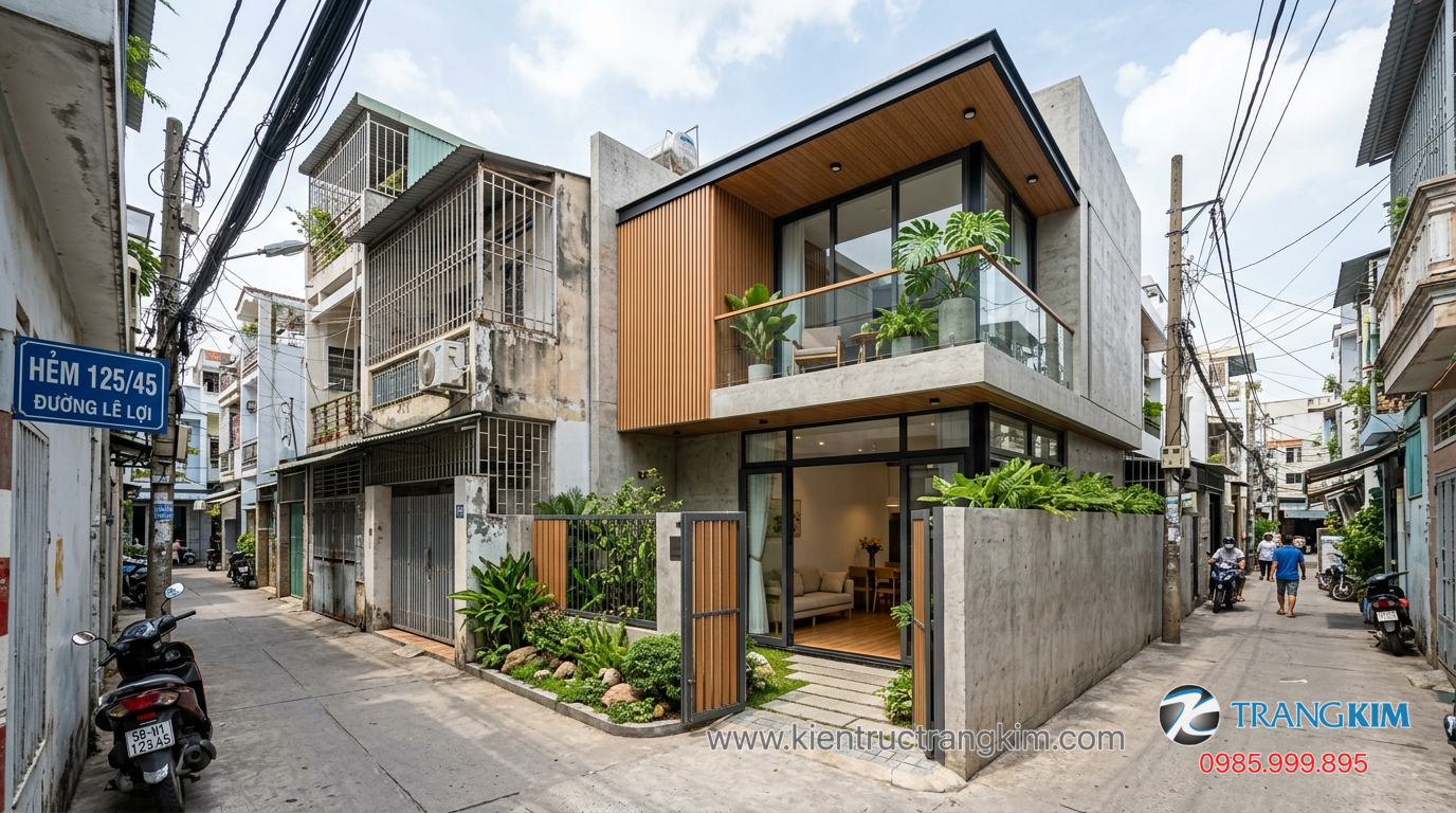 Các mẫu nhà đẹp 2 tầng 100m2 1