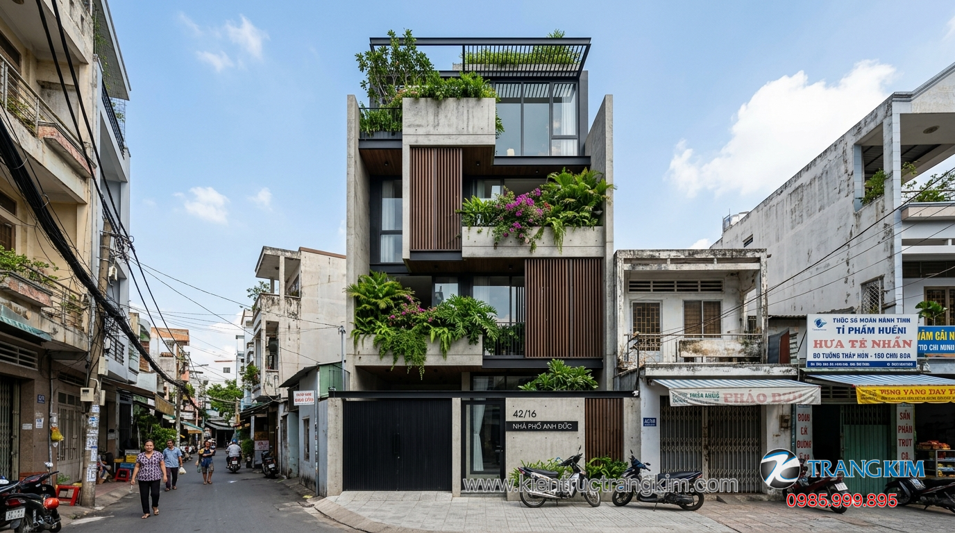 Ảnh minh hoạ: mẫu nhà 4x20m nhà ống hiện đại mặt tiền đẹp