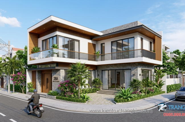 Mẫu Nhà Đẹp Chữ L 2 Tầng – Giải Pháp Cho Lô Đất Góc Mẫu Nhà Đẹp Chữ L 2 Tầng – Giải Pháp Cho Lô Đất Góc