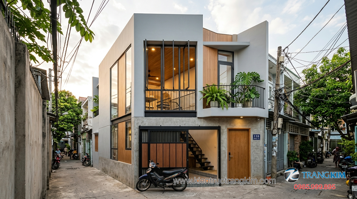 Các mẫu nhà 500 triệu có gác lửng tối ưu diện tích 1 Ảnh minh hoạ: Mẫu nhà gác lửng chi phí khoảng 500 triệu