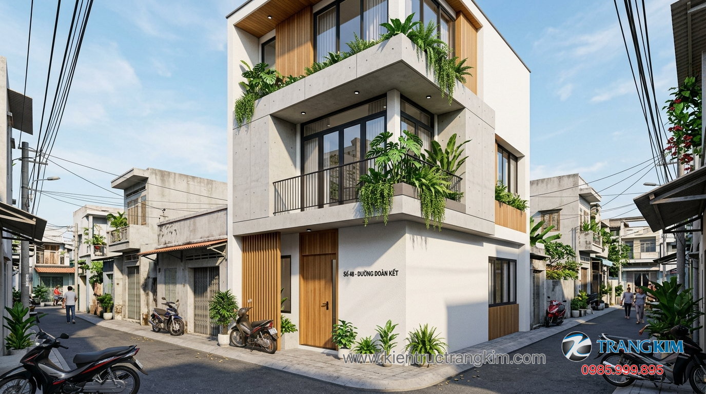 Lợi ích khi làm việc với đơn vị thiết kế chuyên nghiệp 1 Ảnh minh hoạ: Mẫu nhà hiện đại chi phí dưới 1 tỷ