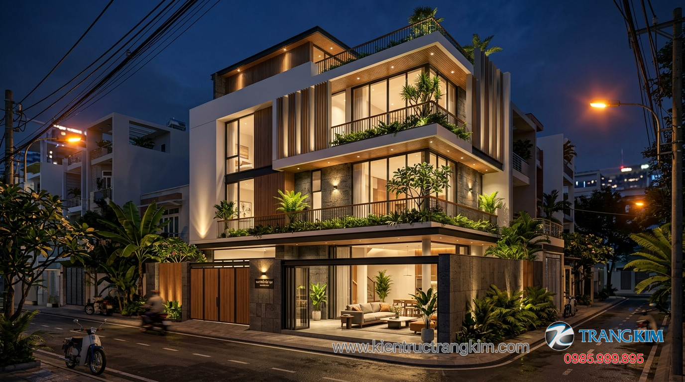 Ảnh minh hoạ: mẫu nhà hiện đại với thiết kế kiến trúc đẹp