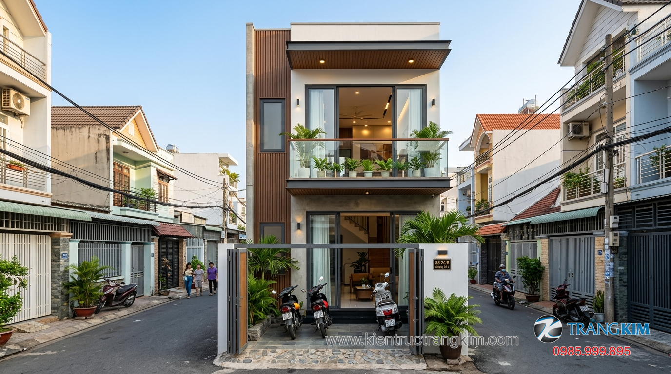 Chi phí xây nhà 1 trệt 1 lầu 4x16 1