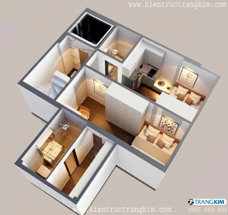 Phối cảnh tổng thể kiến trúc nhà cho thuê 45m2 với 5 tầng 1 lửng 1 tum 1 Phối cảnh tổng thể kiến trúc nhà cho thuê 45m2 với 5 tầng 1 lửng 1 tum 1