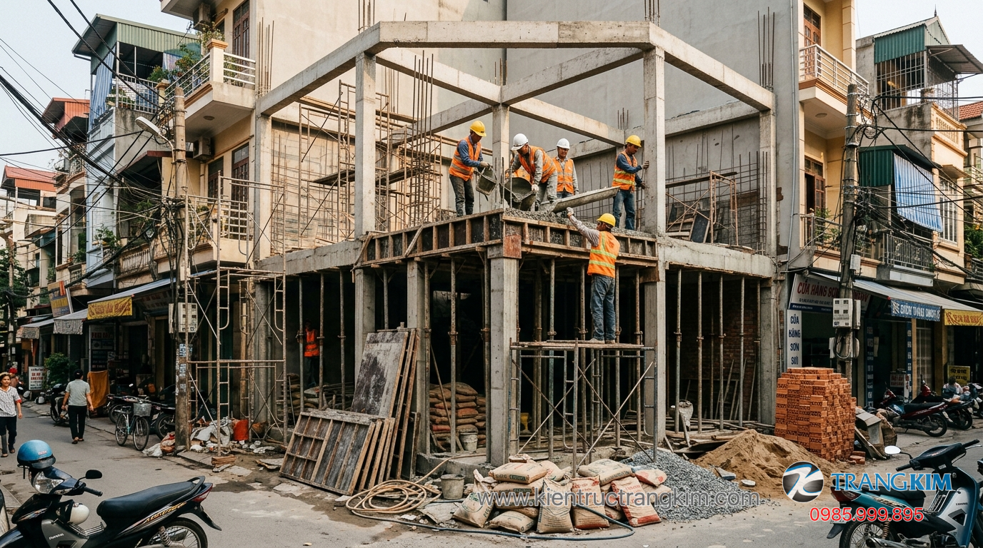 Tỷ trọng chi phí trong tổng ngân sách xây nhà 1