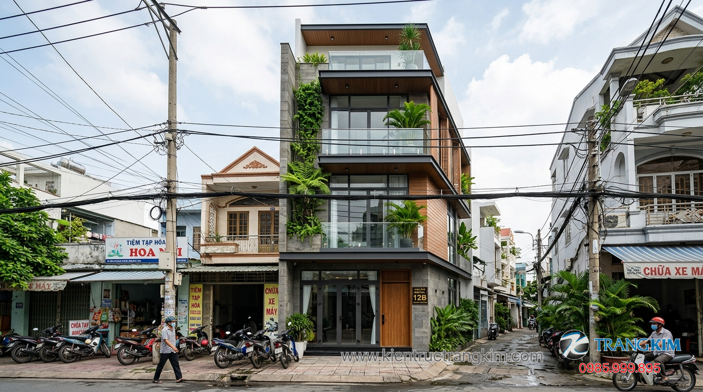 Xu hướng thiết kế nhà phố dài hiện nay 1