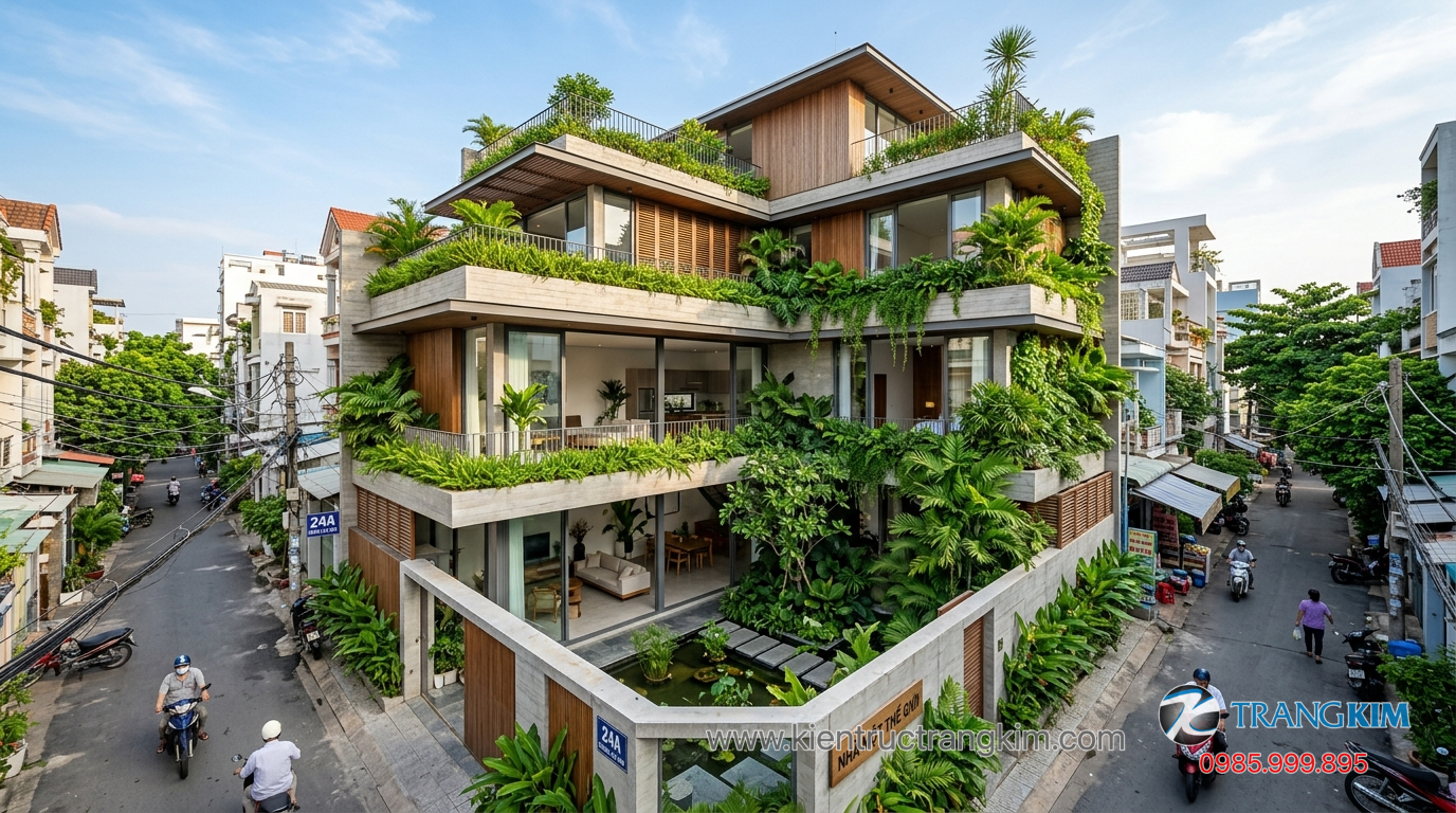 Lời khuyên từ kiến trúc sư khi lựa chọn thiết kế 1 Ảnh minh hoạ: Xu hướng thiết kế nhà ở hiện đại với không gian xanh