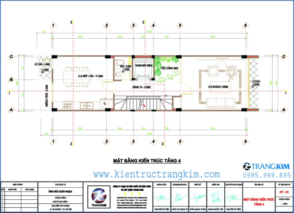 Mặt bằng thiết kế tầng 4 1