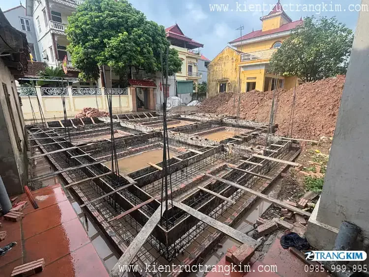 Hình ảnh thi công móng băng 2