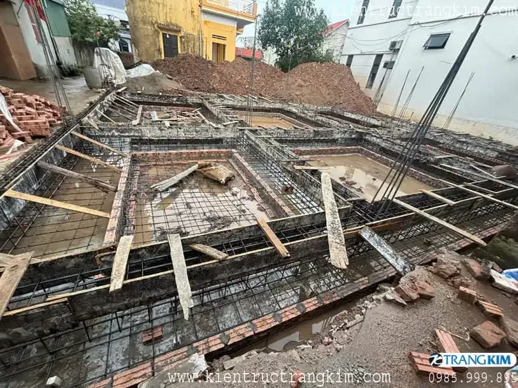 Hình ảnh thi công móng băng 4