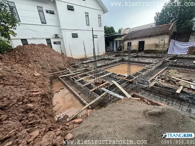 Hình ảnh thi công móng băng 6
