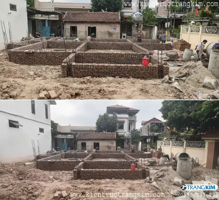 Hình ảnh thi công móng băng 7