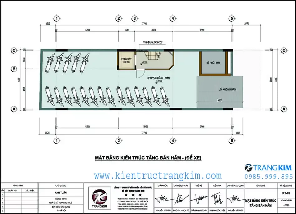 Mặt bằng chung cư mini 120m2 đẹp, hiện đại có tầng bán hầm 1 Mặt bằng chung cư mini 120m2 đẹp, hiện đại có tầng bán hầm 1