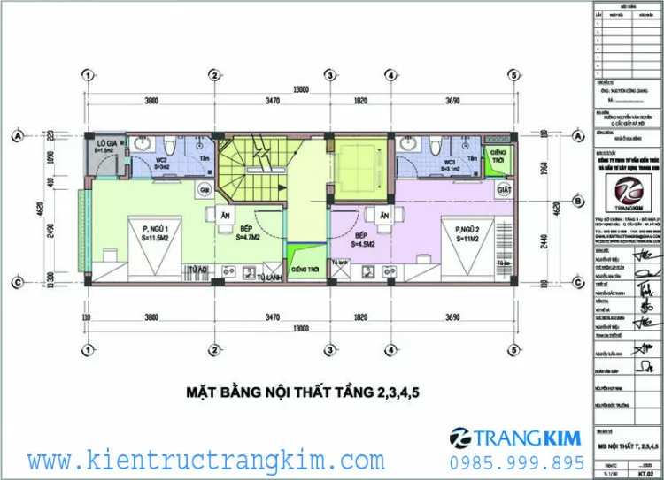 Thiết Kế Chung Cư Mini 60m²: Tối Ưu Mặt Bằng & Bài Toán Đầu Tư 4 Thiết Kế Chung Cư Mini 60m²: Tối Ưu Mặt Bằng & Bài Toán Đầu Tư 4