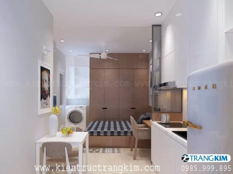 Thiết Kế Chung Cư Mini 60m²: Tối Ưu Mặt Bằng & Bài Toán Đầu Tư 6 Thiết Kế Chung Cư Mini 60m²: Tối Ưu Mặt Bằng & Bài Toán Đầu Tư 6