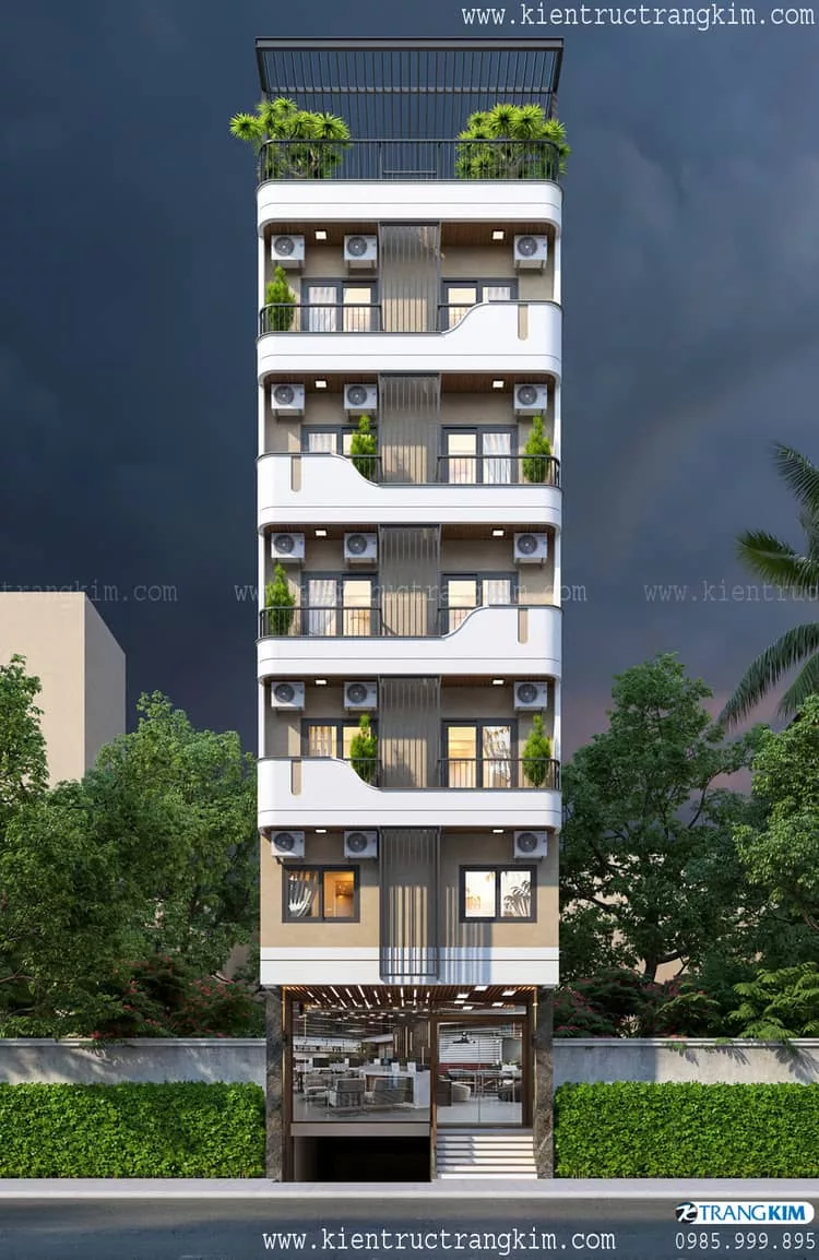 Hình ảnh phối cảnh kiến trúc công trình 1 Hình ảnh phối cảnh kiến trúc công trình 1
