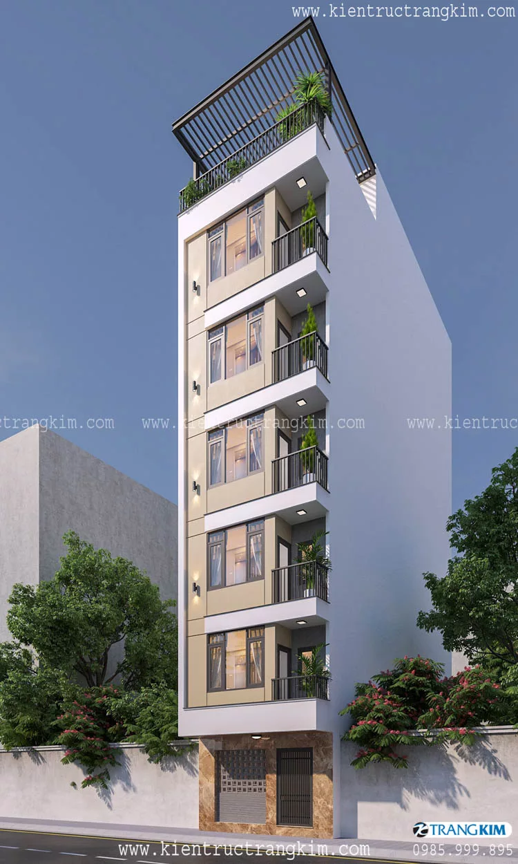 3. Gợi ý mặt bằng chung cư mini 70m² 1